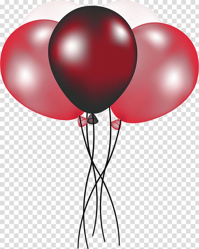 Hot air balloon Birthday , Red Balloon transparent background PNG clipart