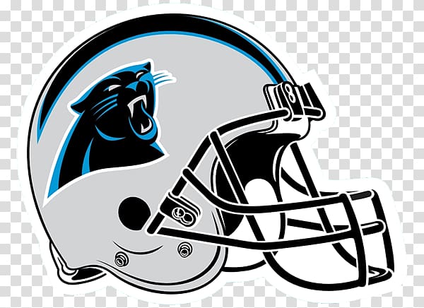 Carolina Panthers NFL American football Decal Helmet, bowling party invitation wording transparent background PNG clipart