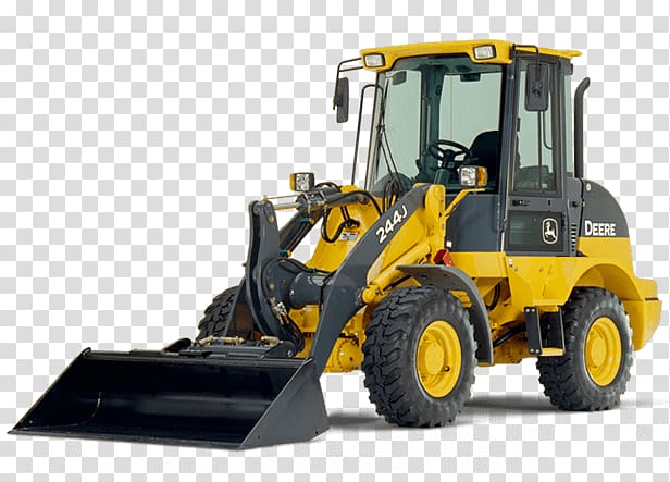 John Deere Tracked loader Heavy Machinery Skid-steer loader, Wheel Loader transparent background PNG clipart