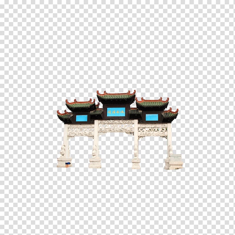 Paifang Architecture, White Church transparent background PNG clipart