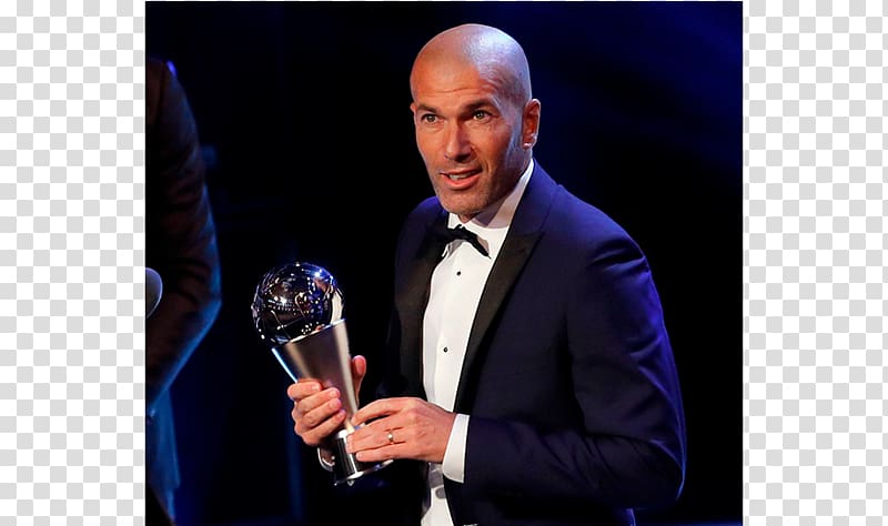 Zinedine Zidane Real Madrid C.F. The Best FIFA Football Awards 2017 The Best FIFA Football Awards 2016 Coach, Zinedine Zidane transparent background PNG clipart