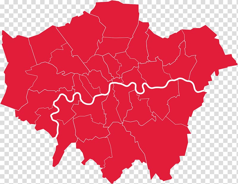 South London London boroughs North London Map Location, map transparent background PNG clipart