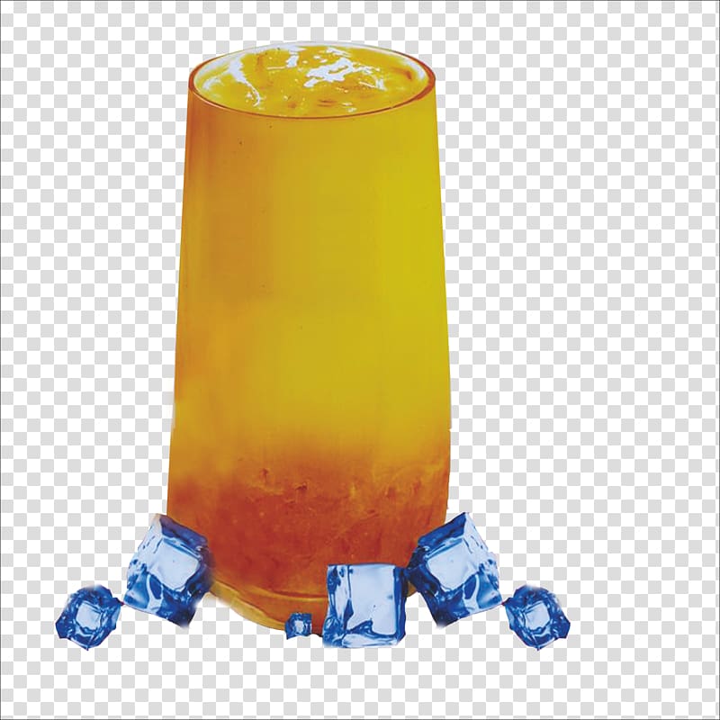 Orange juice Cocktail Lemonade, Orange juice ice cubes transparent background PNG clipart