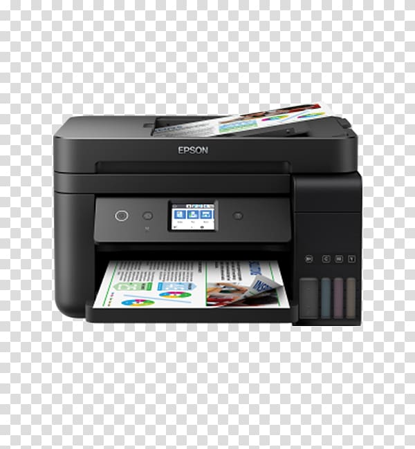 Multi-function printer Inkjet printing Epson, printer transparent background PNG clipart