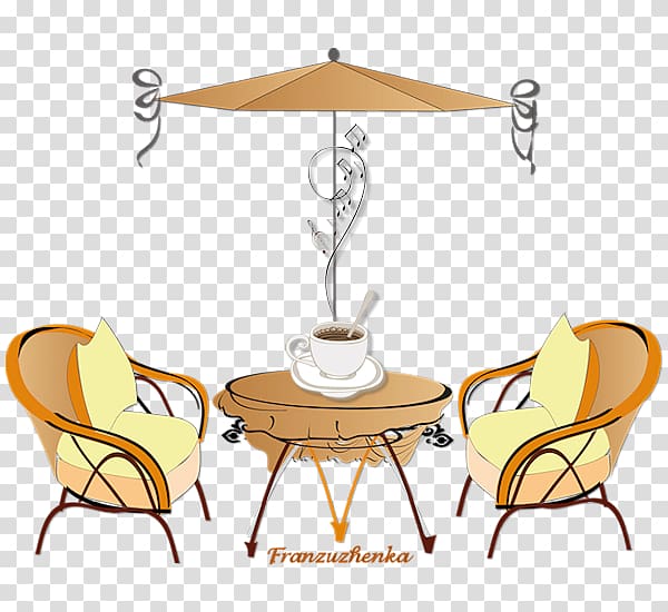 Sidewalk cafe Coffee Bar Modern Chairs, Coffee transparent background PNG clipart