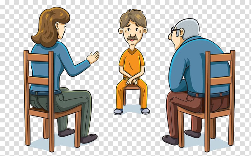 Police officer Interrogation Criminal investigation , Parents educate their children back material transparent background PNG clipart