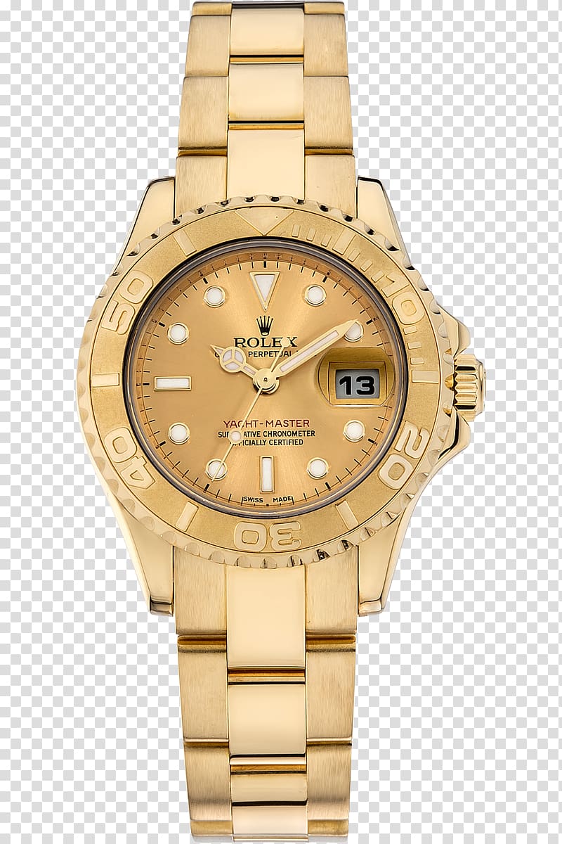Rolex Watch Clock Gold Mido, rolex transparent background PNG clipart