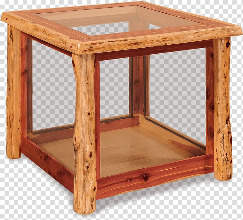 Coffee Tables Display case Cabinetry Glass, log furniture transparent background PNG clipart