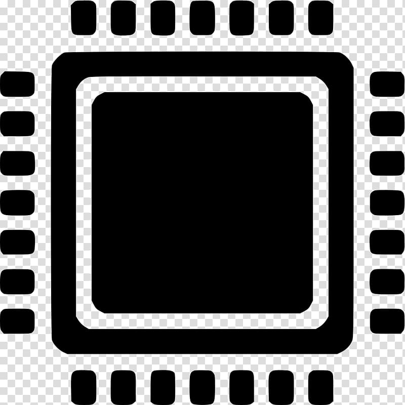 Central processing unit Integrated Circuits & Chips Computer Icons Computer data storage , processor transparent background PNG clipart