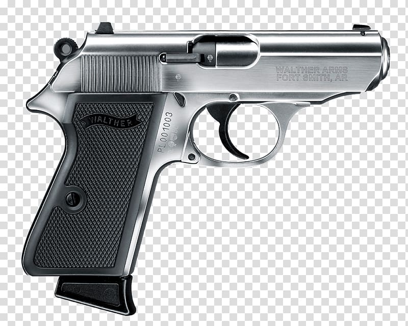 Pistolet Walther PPK Carl Walther GmbH .22 Long Rifle Firearm, weapon transparent background PNG clipart