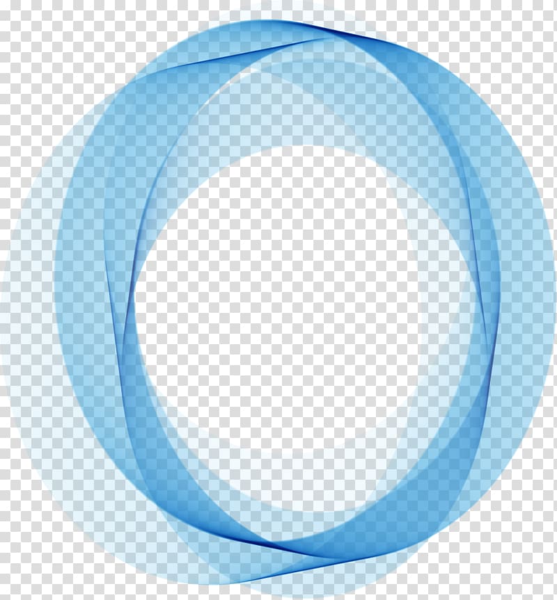 Circle, Abstract circle border, blue and black decor transparent background PNG clipart