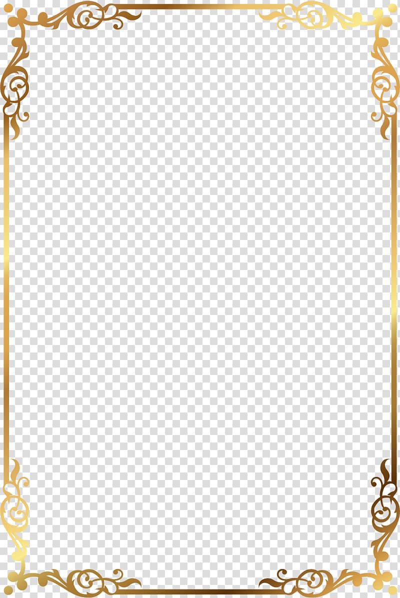 brown and gold border