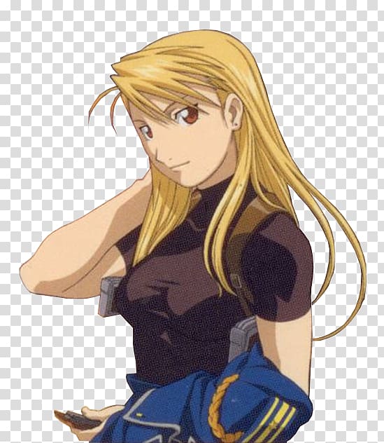 Riza Hawkeye Roy Mustang Fullmetal Alchemist and the Broken Angel Winry Rockbell, Anime transparent background PNG clipart