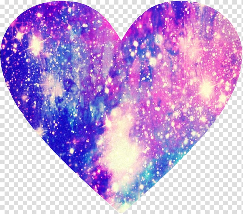 Violet Light Heart Galaxy Color, violet transparent background PNG clipart