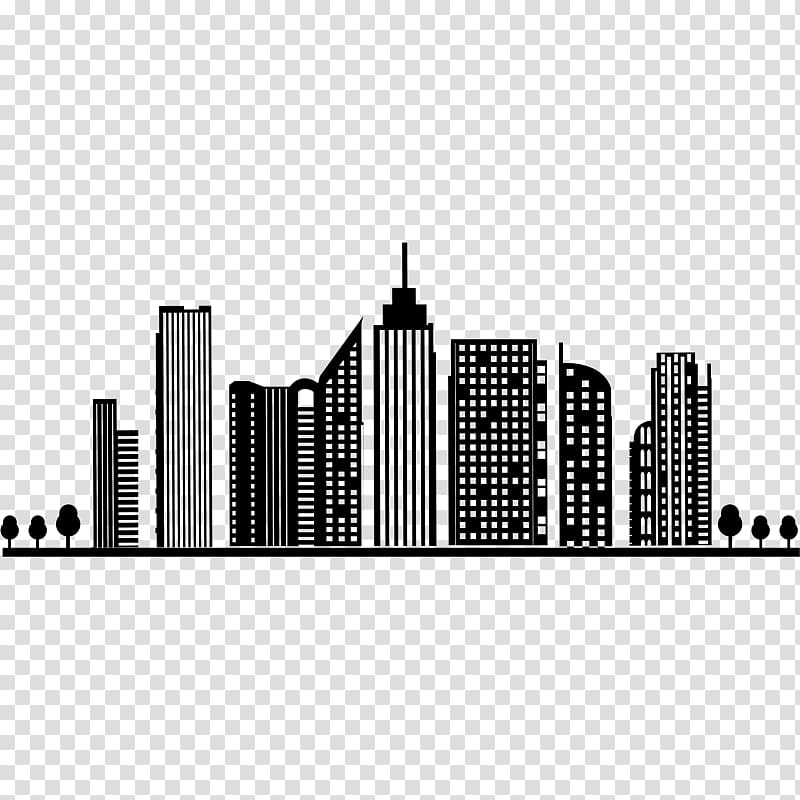Skyline Building Silhouette City Paper, building transparent background PNG clipart