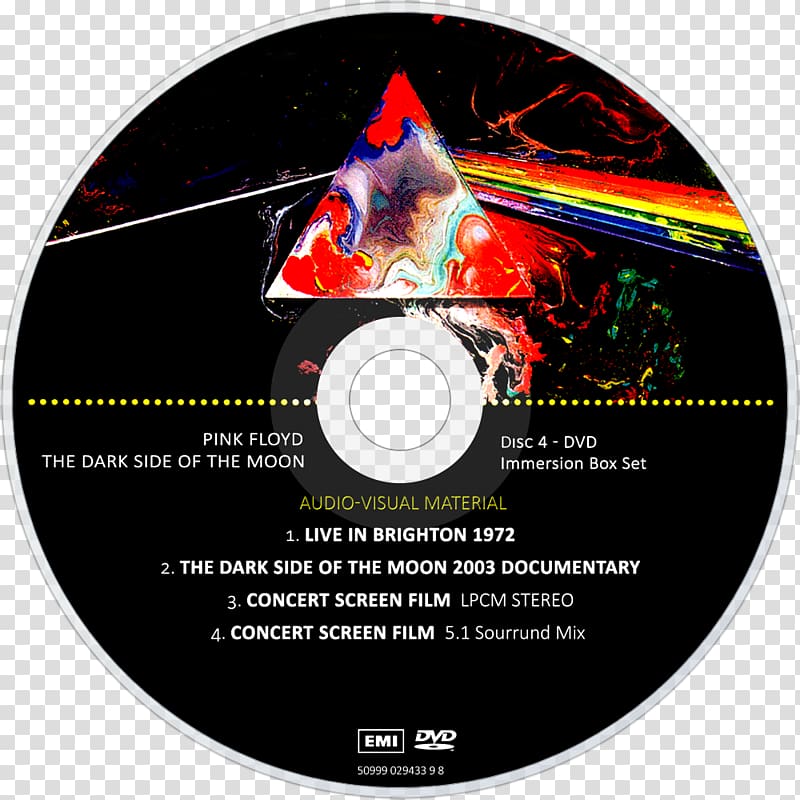 The Dark Side of the Moon Compact disc Music Pink Floyd Fan art, Pinkfloyd transparent background PNG clipart