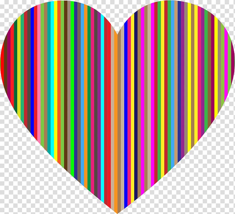 Heart Color Computer Icons , stripe transparent background PNG clipart