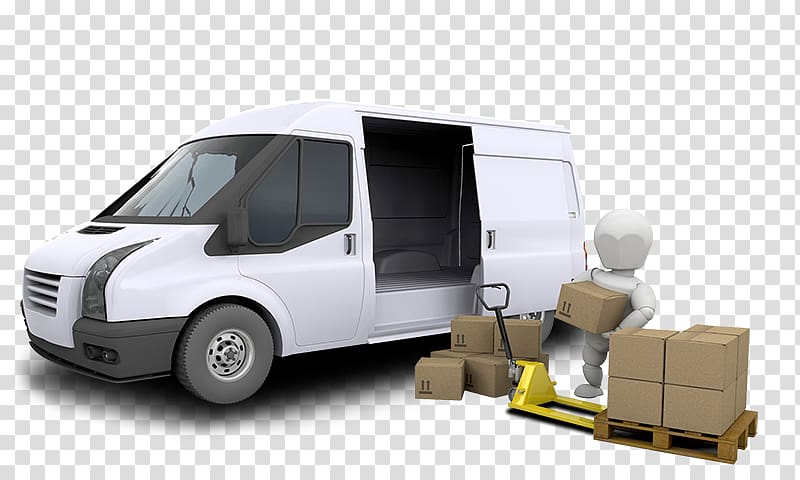 Van Mover Car Courier, Service Van transparent background PNG clipart