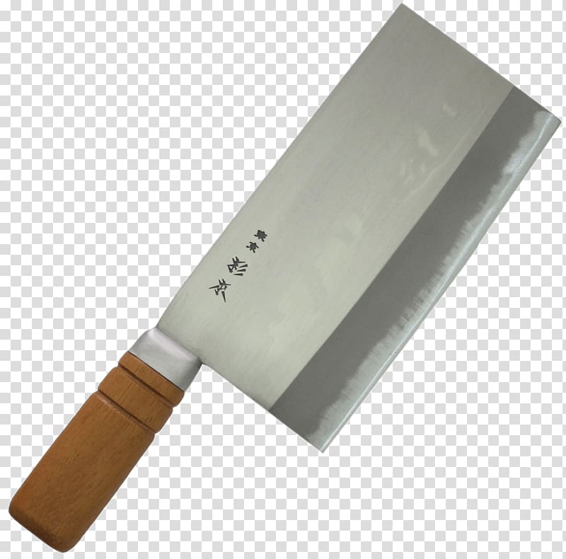 gray clever knife art, Japanese Chopper transparent background PNG clipart