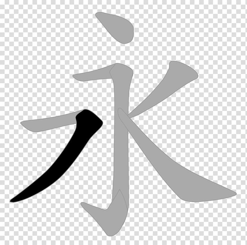 Chinese characters Stroke Symbol Translation, chinese calligraphy transparent background PNG clipart