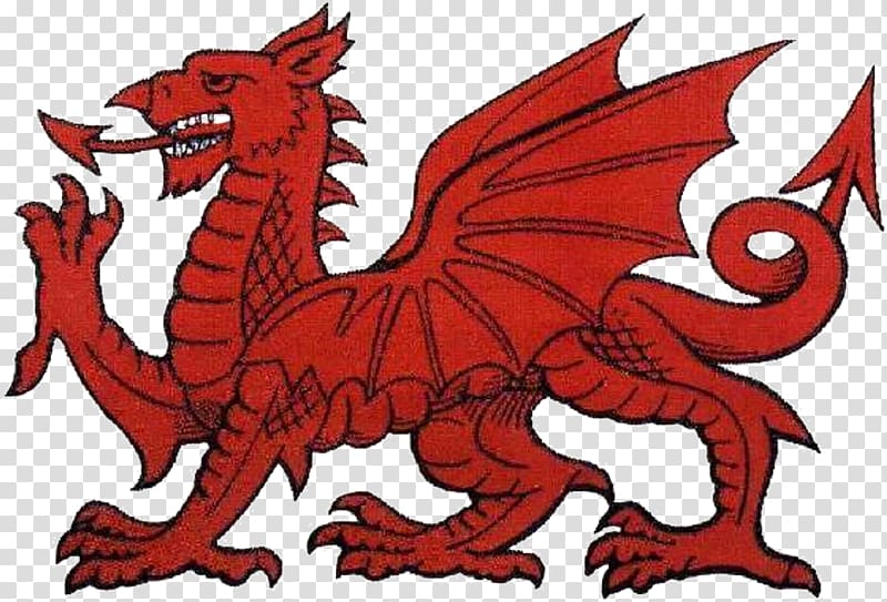 Flag of Wales Welsh Dragon, Welsh Dragon transparent background PNG clipart