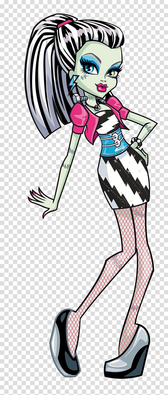 Frankie Stein Frankensteins monster Monster High Dance Ghoul, Lagoona transparent background PNG clipart