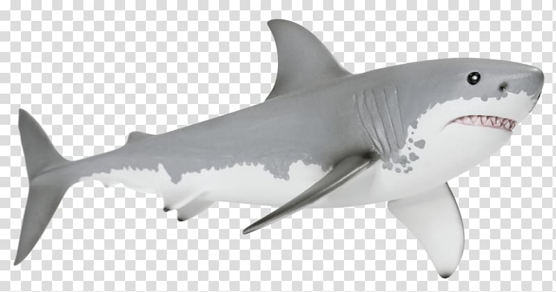 Great white shark Schleich Toy Predation, shark transparent background PNG clipart
