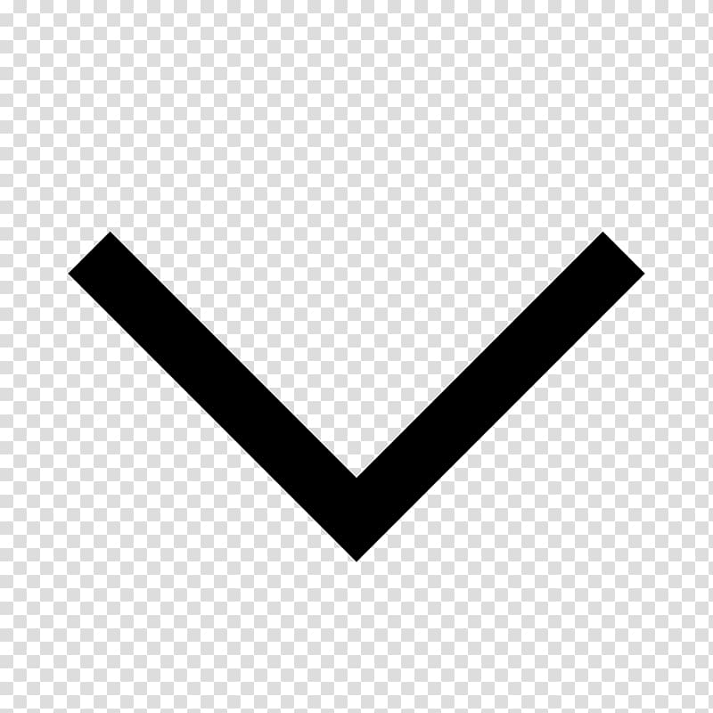 drop down computer arrow symbol