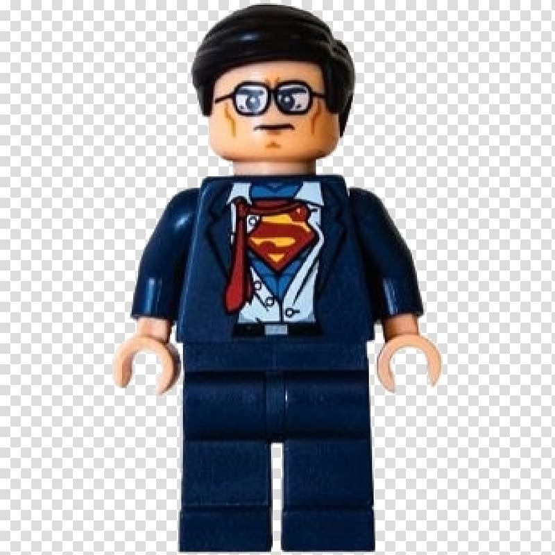 Superman Clark Kent Lego Batman 2: DC Super Heroes Lego minifigure, superman transparent background PNG clipart