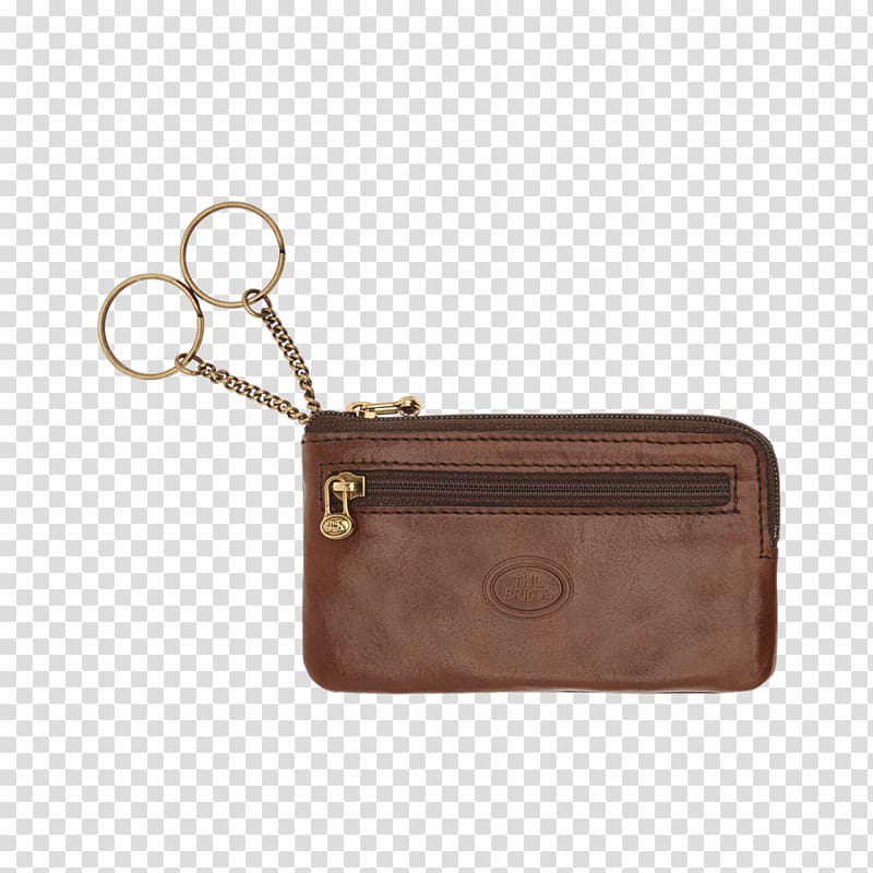 Key Chains Leather Wallet Product, double gold chain belt transparent background PNG clipart