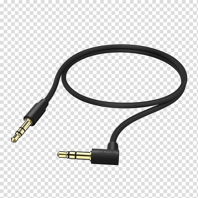 Phone connector HDMI Electrical cable Hama Hama Connecting Cable, 3.5 mm jack, Plug, plug, stereo, 5 M 5m 3.5mm 3.5mm Zwart Audio kabel, jack jack transparent background PNG clipart