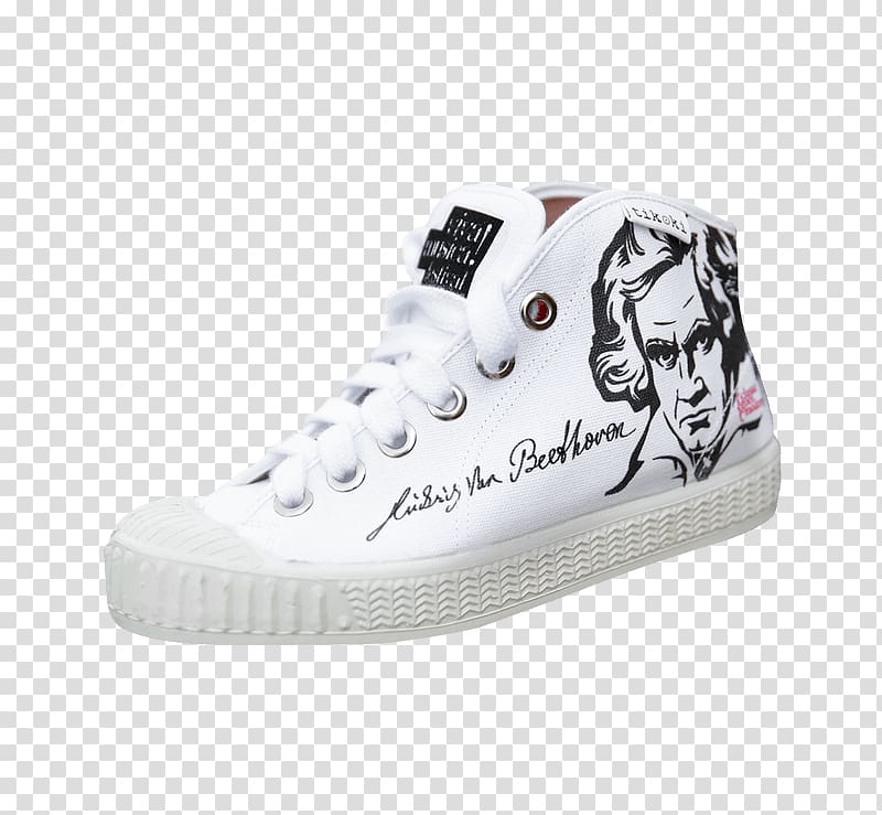 Sneakers Skate shoe Basketball shoe Sportswear, Beethoven transparent background PNG clipart