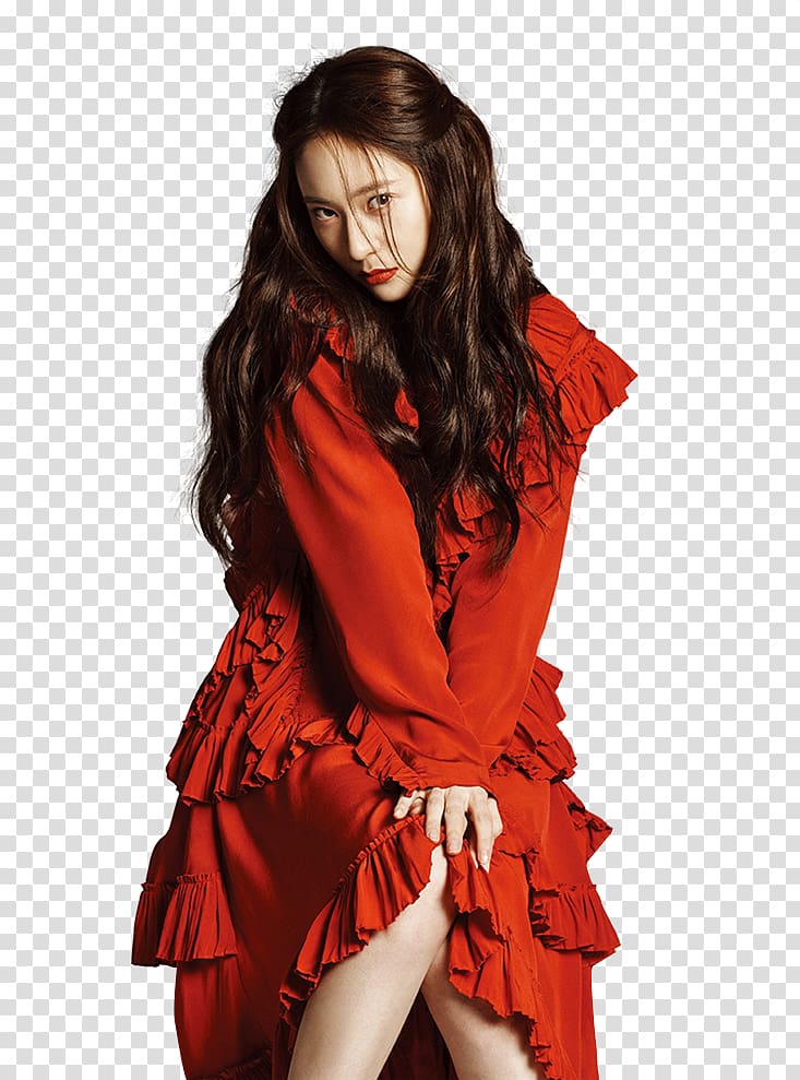 Krystal Jung GQ South Korea f(x) Magazine, velvet transparent background PNG clipart