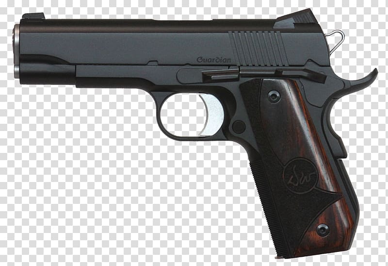 M1911 pistol Semi-automatic pistol .45 ACP Chamber, pistol transparent background PNG clipart
