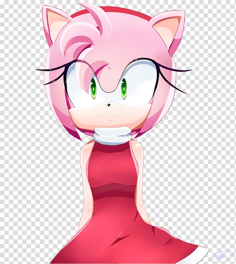 Amy Rose Sonic Adventure Sonic Forces Sonic the Hedgehog, amy transparent background PNG clipart