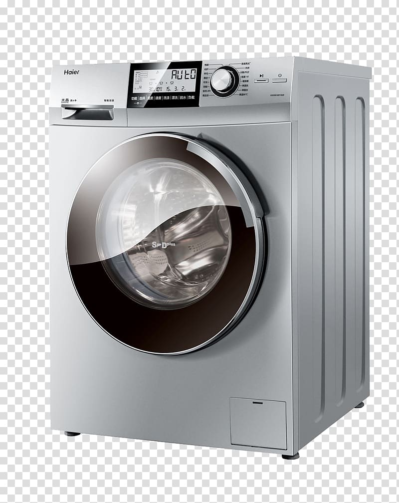 Haier Washing machine Home appliance Beko, Haier washing machine design material material free to pull the decoration transparent background PNG clipart
