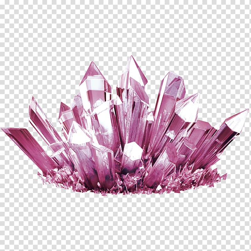 fuchsia crystal transparent background PNG clipart