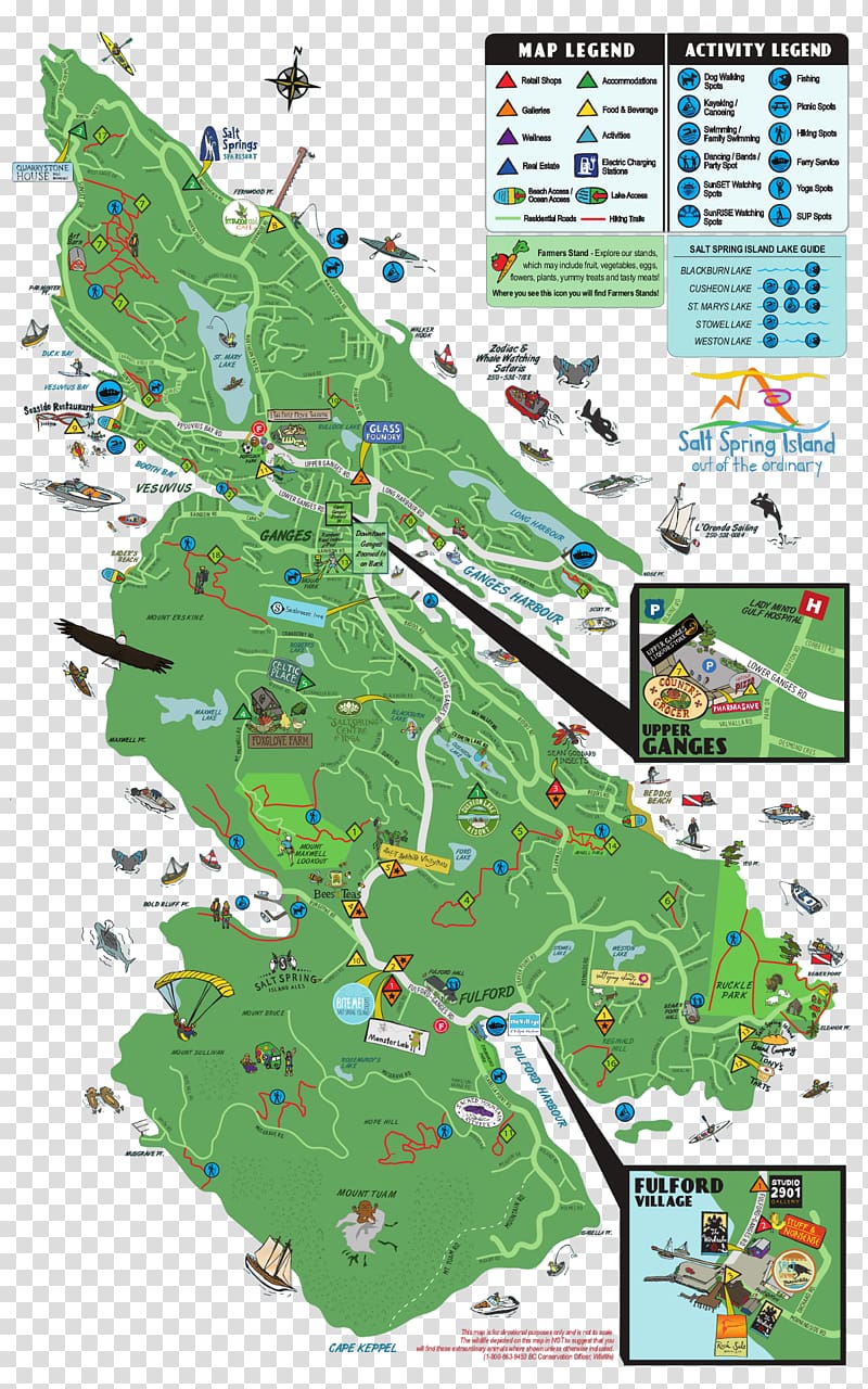 Mount Erskine Provincial Park Trail map Waiheke Island Salt Spring Adventure Co, map transparent background PNG clipart
