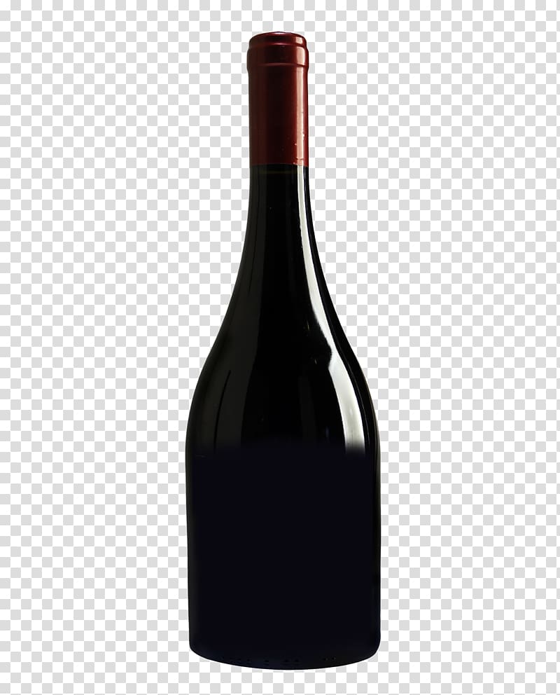 black wine bottle illustration, Champagne Wine Glass bottle Liqueur, Liquor Bottle transparent background PNG clipart