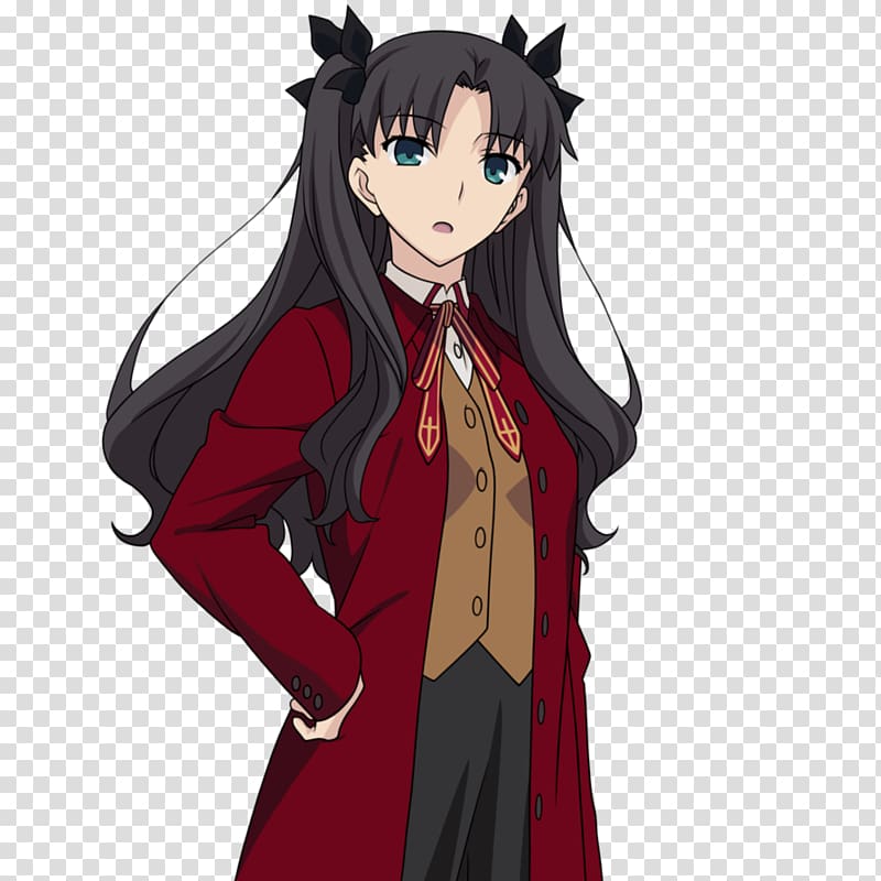 Fate/stay night Rin Tōsaka Fate/Zero Anime Type-Moon, Anime transparent background PNG clipart