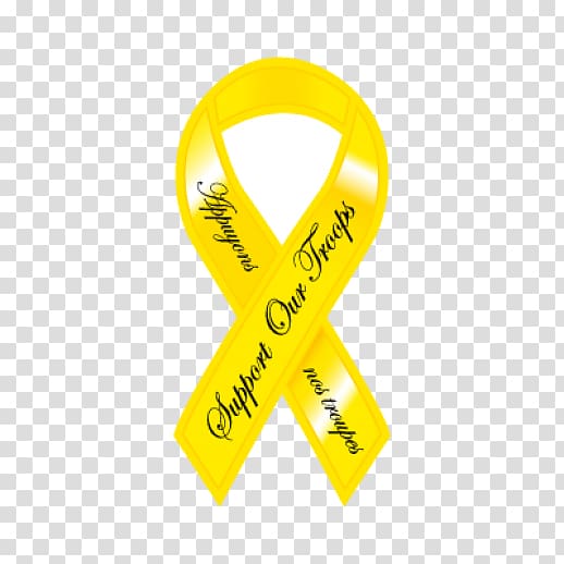 Canada Operation Yellow Ribbon Awareness ribbon, yellow ribbon transparent background PNG clipart