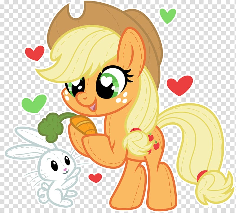 Applejack Rarity Rainbow Dash Horse Chibi, Kawaii food transparent background PNG clipart