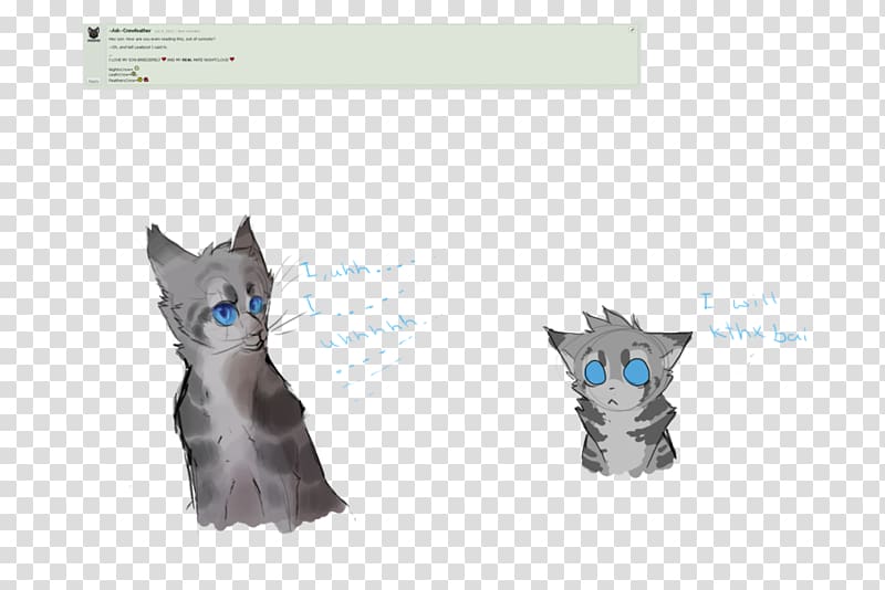 Cat Jayfeather Warriors Crowfeather , Cat transparent background PNG clipart