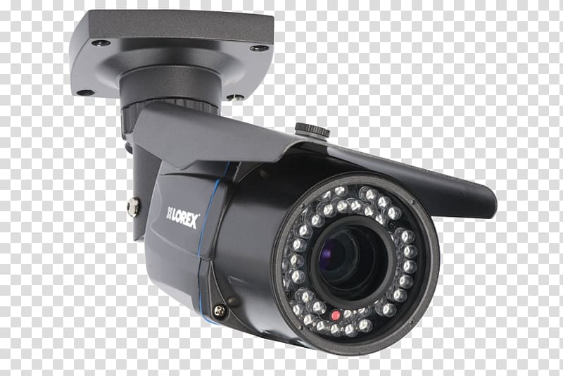 Wireless security camera Closed-circuit television Lorex Technology Inc Varifocal lens, Camera transparent background PNG clipart
