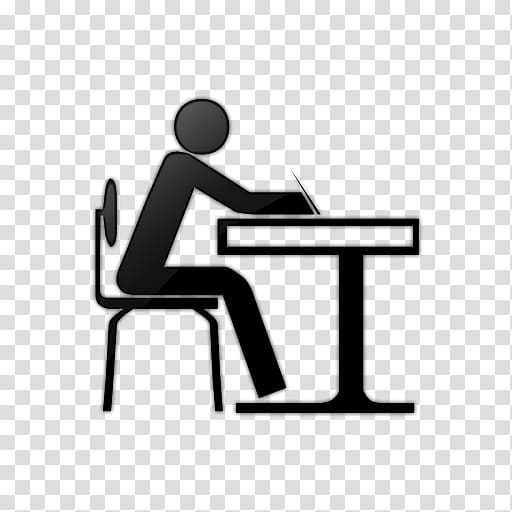 person writing illustration, Computer Icons Education Study skills Library , Free High Quality Desk Icon transparent background PNG clipart