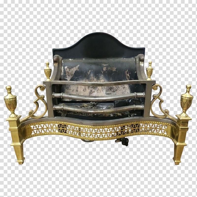 Coal Antique Brass Furniture 19th century, coal transparent background PNG clipart