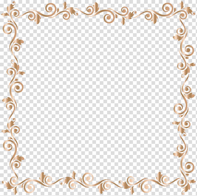 brown wrought frame , file formats Lossless compression, Border Frame Gold transparent background PNG clipart