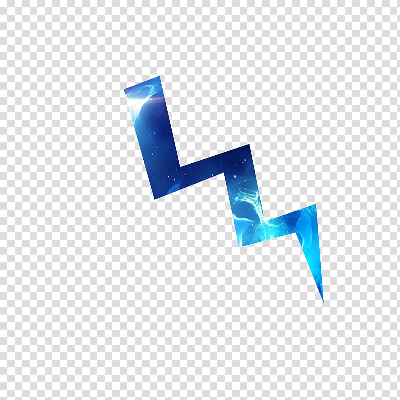 Blue Lightning Euclidean , Cool Lightning transparent background PNG clipart