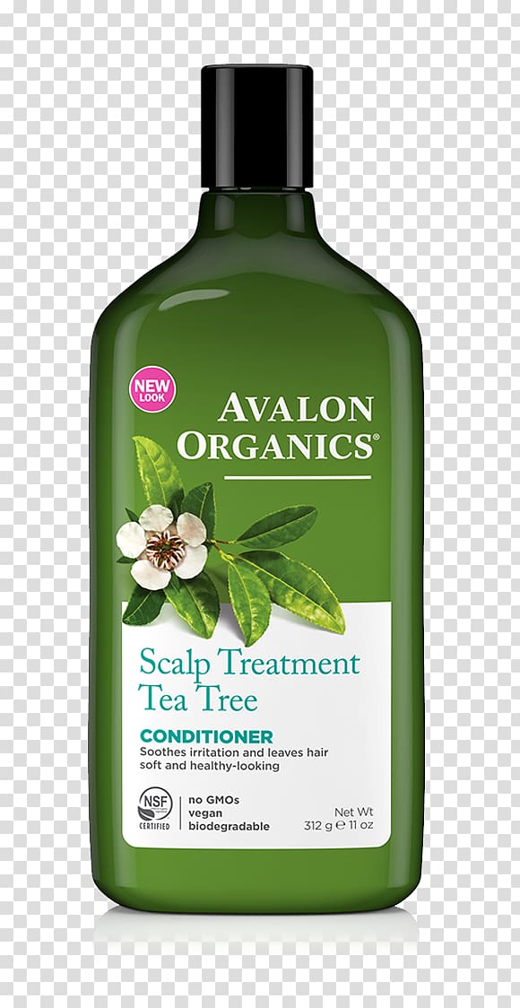Avalon Organics Tea Tree Mint Treatment Shampoo Hair conditioner Tea tree oil Scalp Hair Care, health transparent background PNG clipart