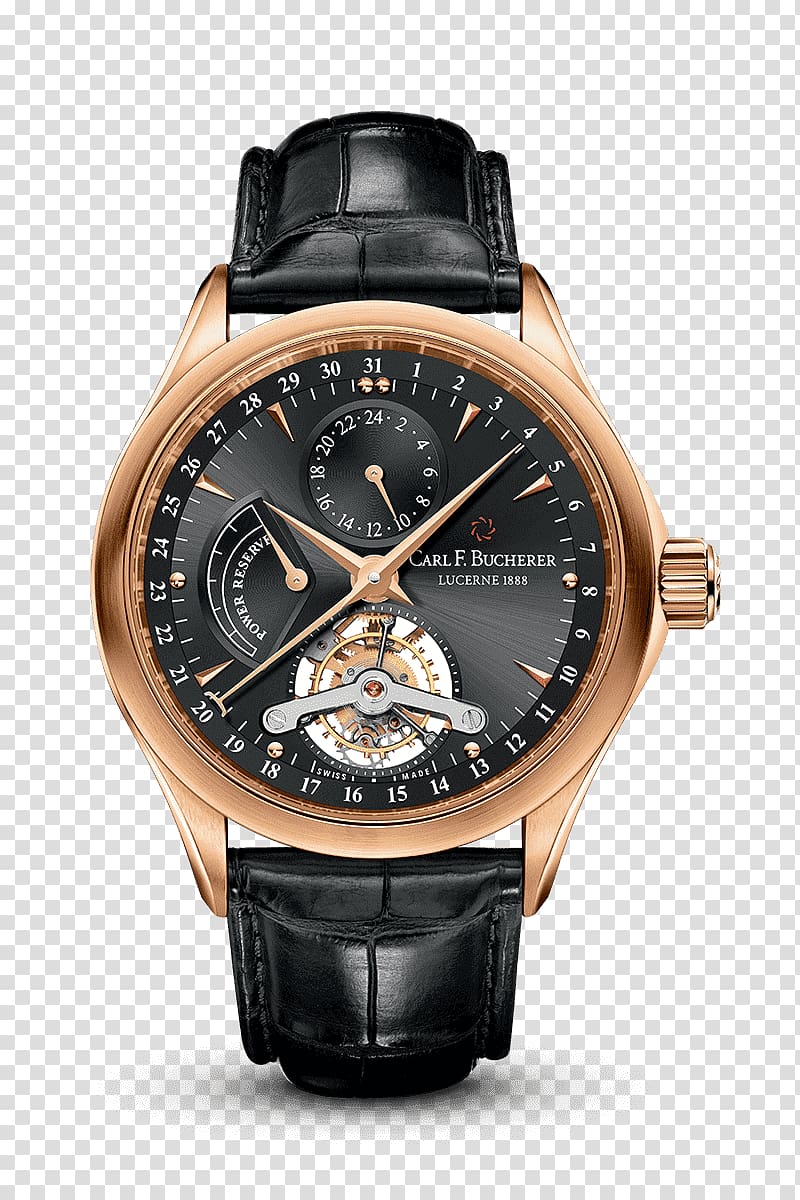 Tourbillon Carl F. Bucherer Watchmaker Jewellery, watch transparent background PNG clipart